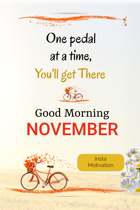 NOVEMBER Template PosterMyWall
