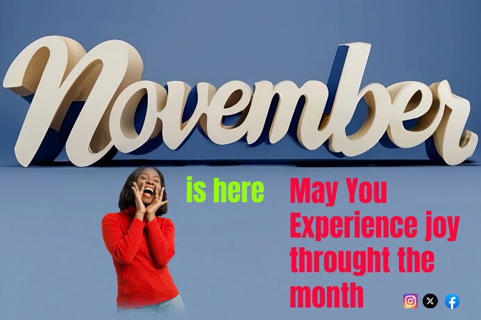 November Is Template PosterMyWall