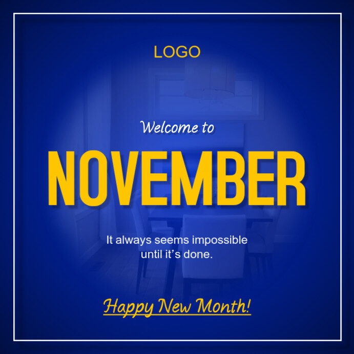 Logo Nov Nov November Logo Design Template