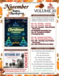 November Newsletter Flyer (US Letter) template