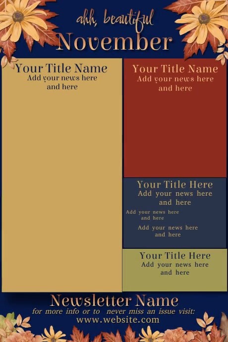 Copy of November Newsletter | PosterMyWall