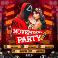 November Party Tour Experience Message Instagram template
