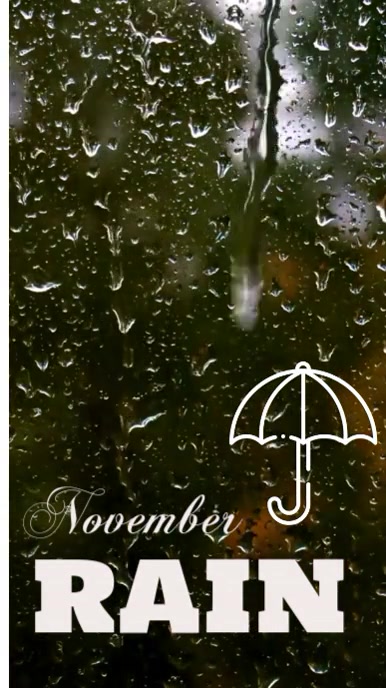 November Scenery Raining November Rain Wallpaper