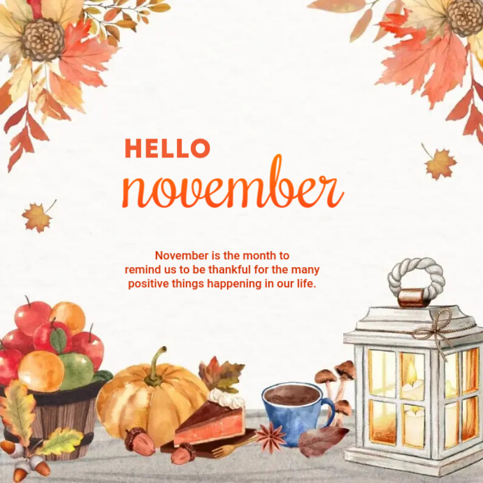 November Template PosterMyWall