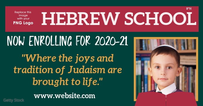 NOW ENROLLING Facebook Shared Image template