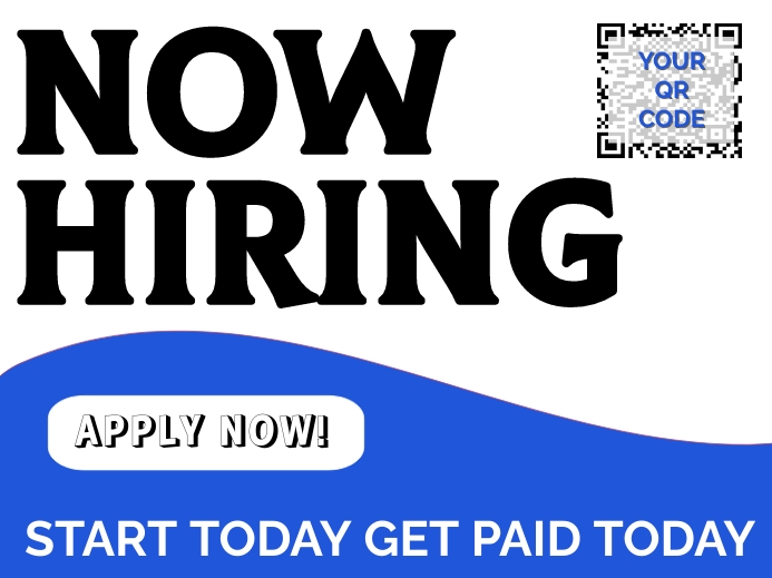 NOW HIRING Template PosterMyWall