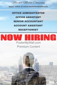 now hiring flyer template word