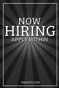 now hiring flyer template word