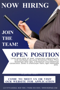 now hiring flyer template word