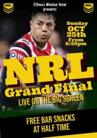 NRL Grand Final A1 template