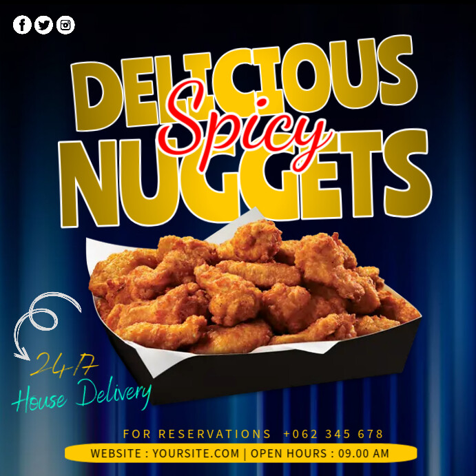 Nuggets A Template PosterMyWall