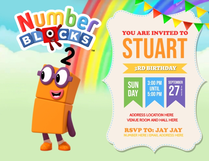 Number Blocks Poster.pdf Copy of Number Blocks | PosterMyWall