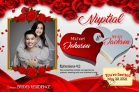 Nuptials Banner 4' × 6' template