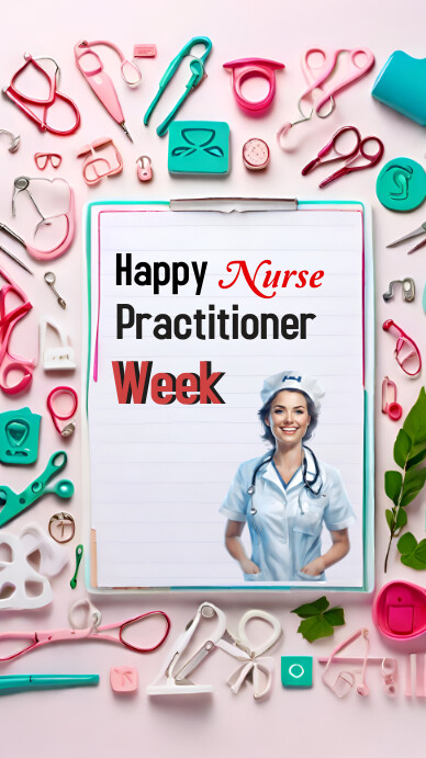 Nurse practitioner week with testoscope Template | PosterMyWall