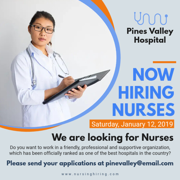 Nurse Recruitment Flyer Template | PosterMyWall