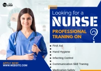 Nurse Training Ad Template Postcard