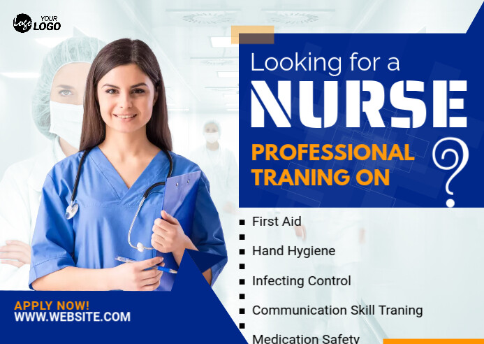 Nurse Training Ad Template | PosterMyWall