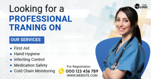 Nurse Training Ad Template Immagine condivisa di Facebook