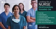 Nurse Training Ad Template Couverture d'événement Facebook
