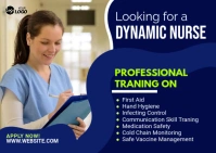 Nurse Training Ad Template Открытка