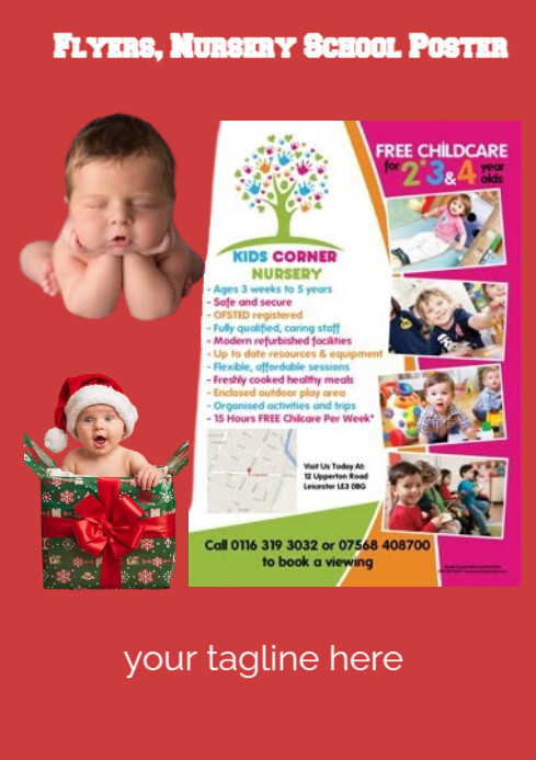 Nursery Poster, Nursery Flyer Template | PosterMyWall