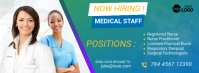 Nurses hiring Facebook Cover photo template