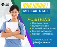Nurses hiring Large Rectangle Umugqa Omkhulu template