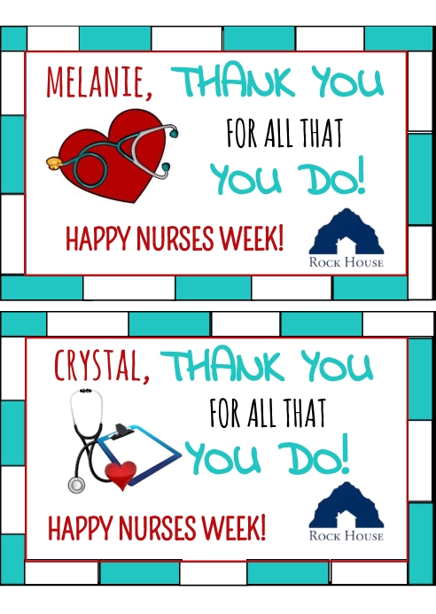 Nurses Tags A6 template