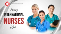 Nurses Week Flyer Design Template Digital Display (16:9)