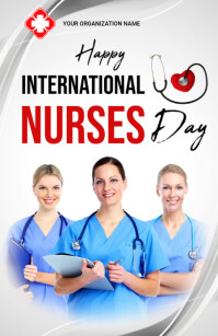 Nurses Week Flyer Poster Design Template PosterMyWall nurses-week-flyer-poster-design-template-postermywall