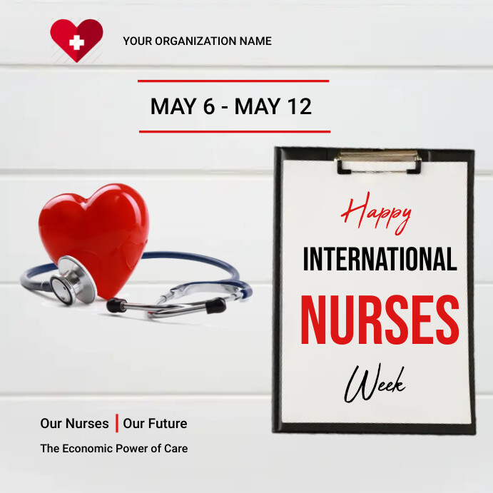 Nurses Week Poster Design Template | PosterMyWall