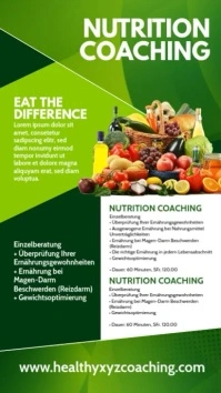 Nutrition Coaching Health Food STory Reel ad template