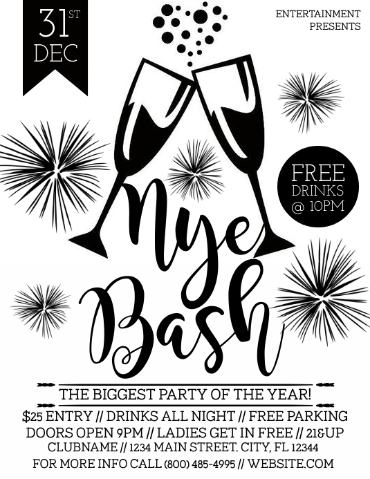 NYE Template PosterMyWall