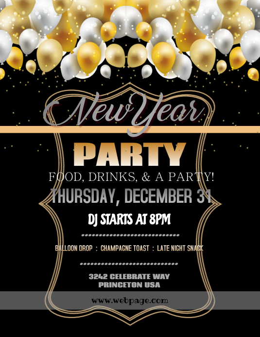 NYE Party 2 Template | PosterMyWall