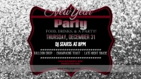 NYE Party 2 Facebook Cover Video (16:9) template