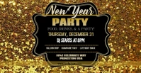 NYE Party Facebook template