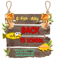 O-FISH-ally Back to School Tag Instagram Post template
