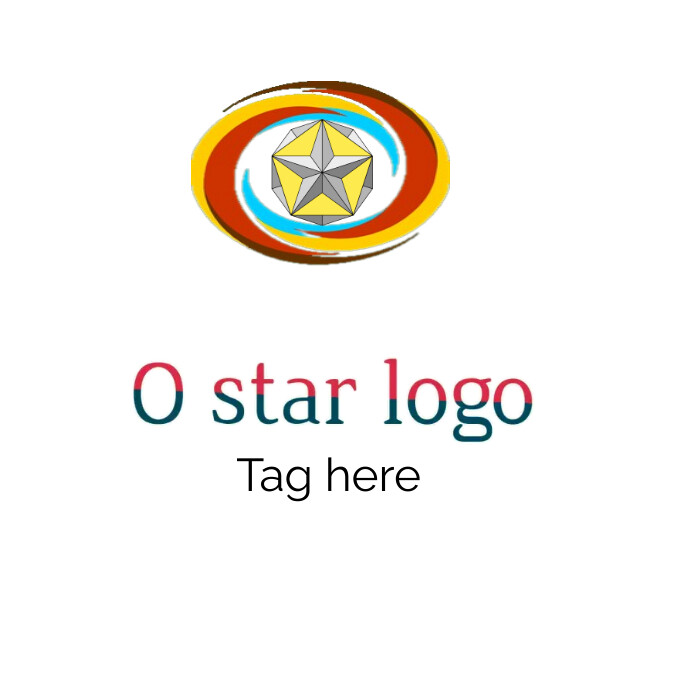 O Star Company Logo Design Template PosterMyWall o-star-company-logo-design-template-postermywall