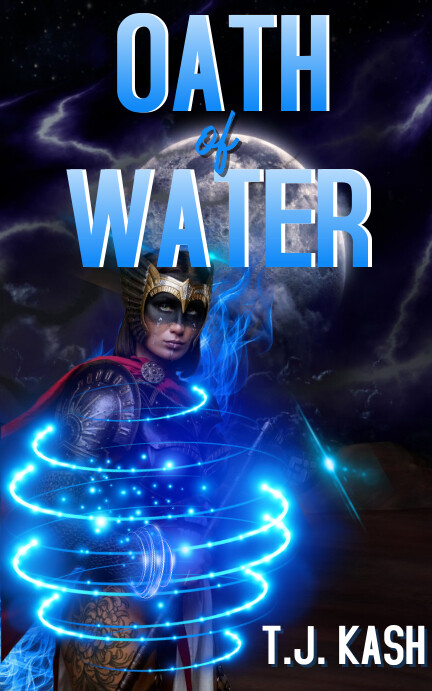 Oath of water Cover ng Libro template