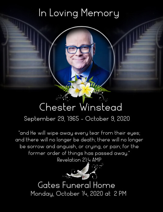 Obituary Template Design | PosterMyWall