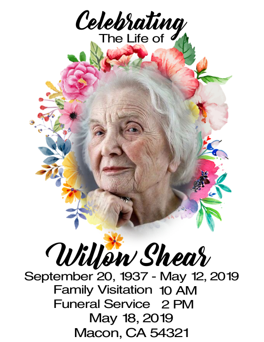 Copy of Obituary Template Design | PosterMyWall