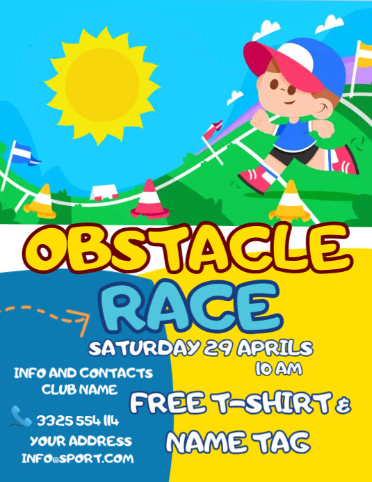 OBSTACLE RACE Template PosterMyWall