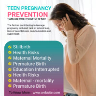 Teen Pregnancy Prevention Posters