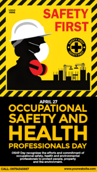 Black Occupational Safety and Health Professionals Day Instagram Story Template