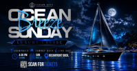 Ocean Breeze Sunday delt Facebook-billede template