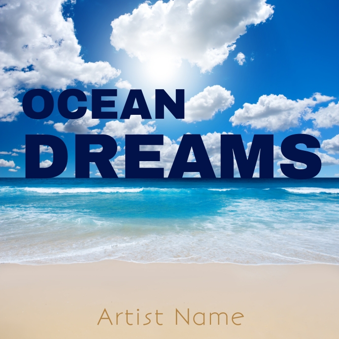ocean dreams album cover Template | PosterMyWall