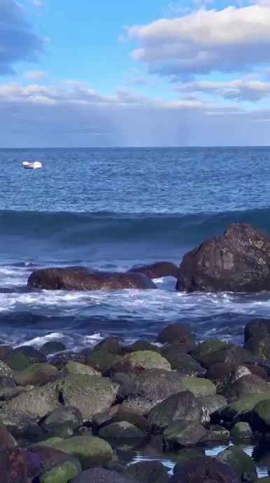 ocean rocks background video Template | PosterMyWall