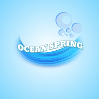 Blue Ocean Spring Detergents Logo Template