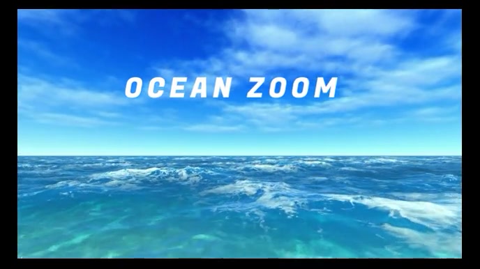 Ocean Zoom Background Digital/Audio Template | PosterMyWall