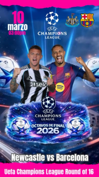 octavos de final uefa champions leagues 2026 Instagram Reel template